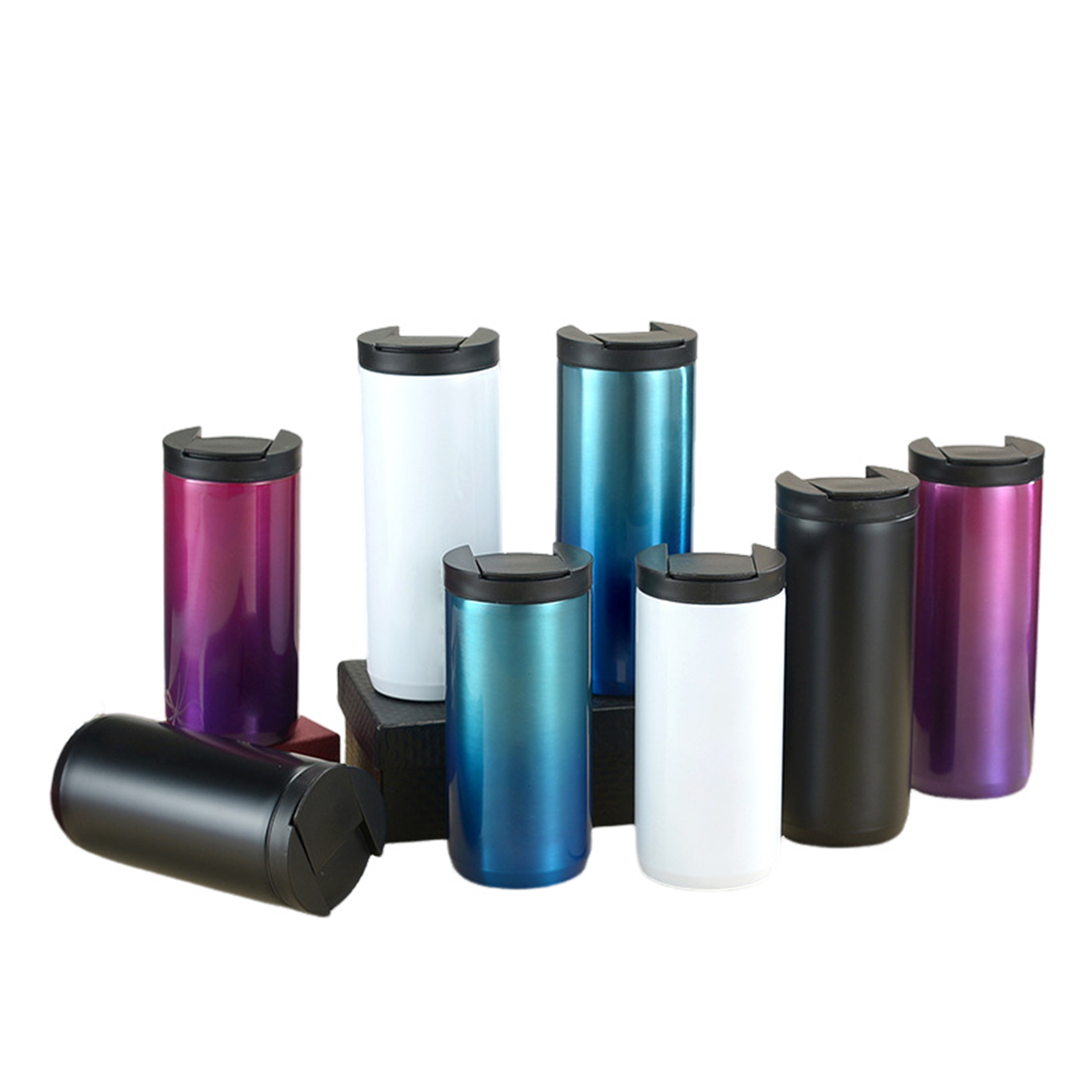 17oz Stainless Steel water bottle Vacuum Insulated Straight Body Mug
