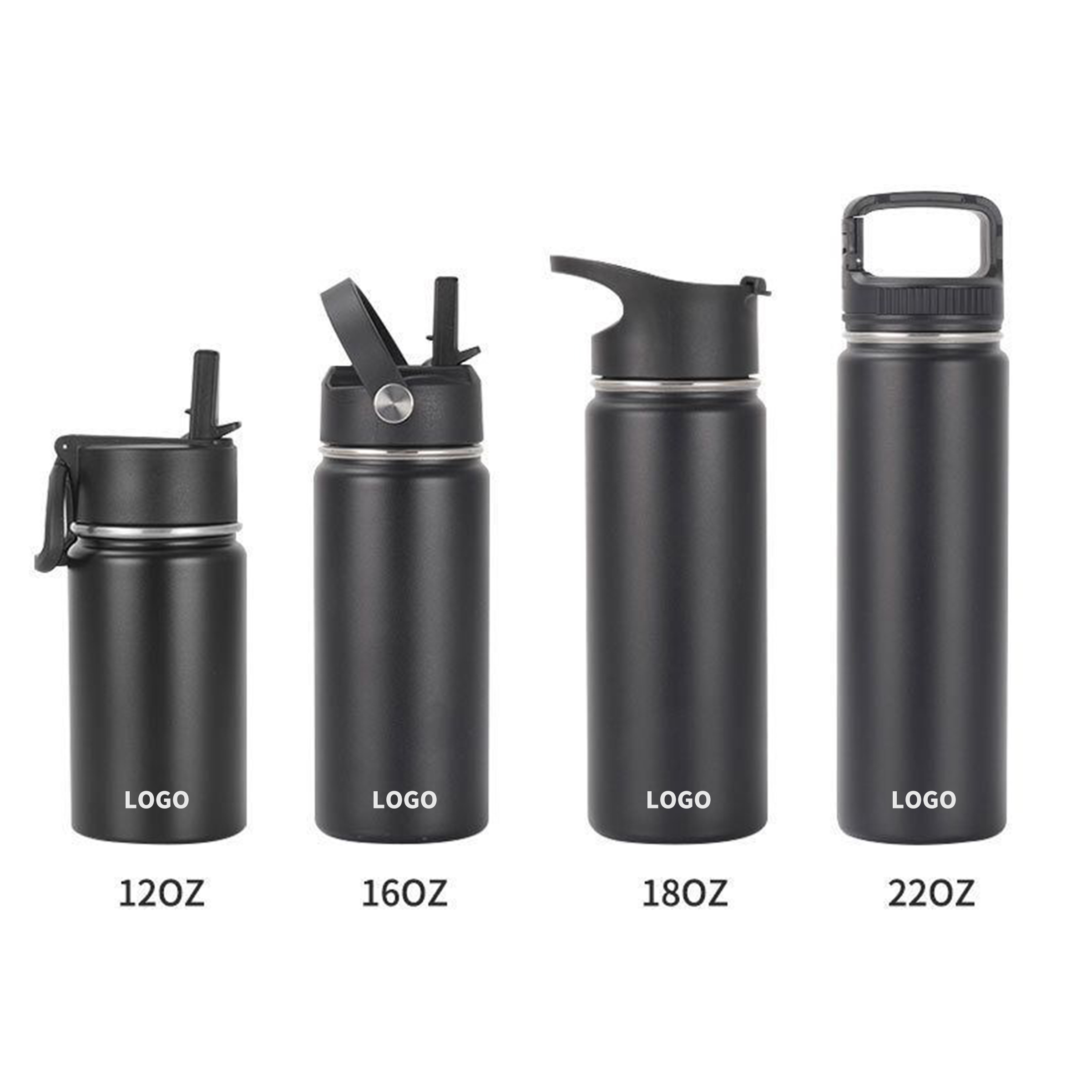 18oz Stainless Steel Vacuum Insulated Sports Water Bottle