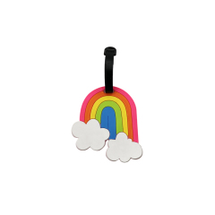PVC Rainbow Luggage tag