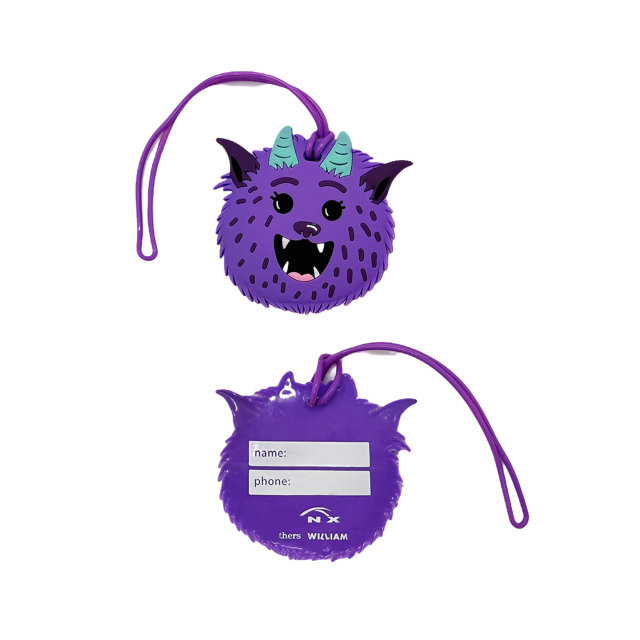 PVC Cute Animal Luggage tag