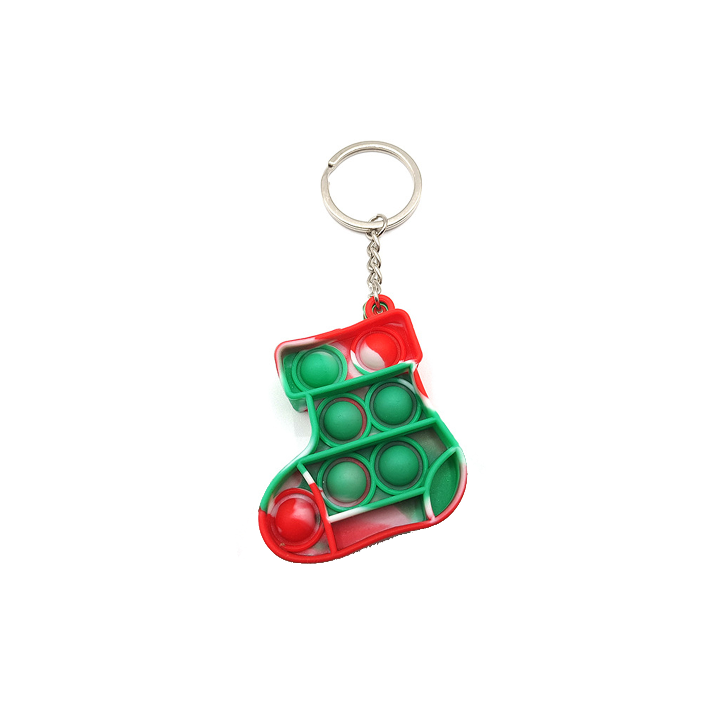 Mini Stress Reliever Pop Bubble Keychain