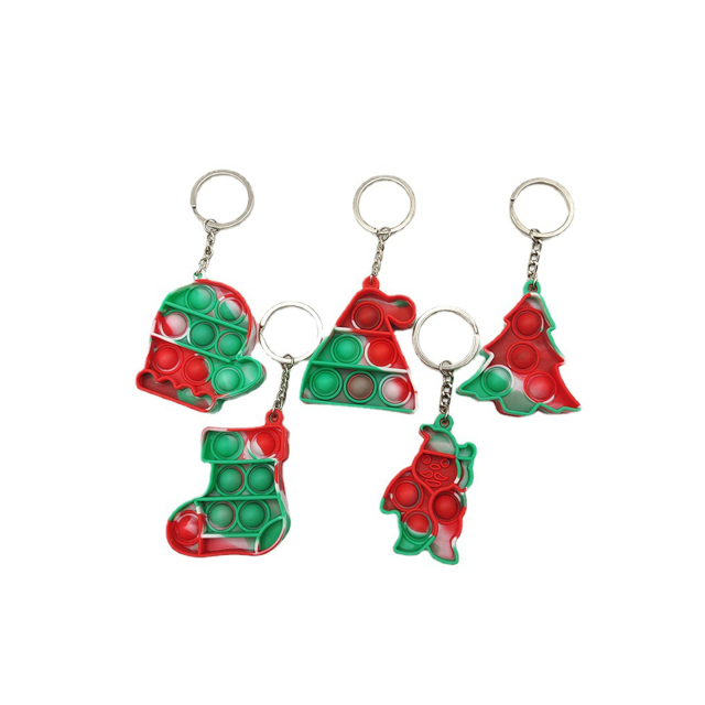Mini Stress Reliever Pop Bubble Keychain