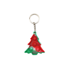 Mini Stress Reliever Pop Bubble Keychain