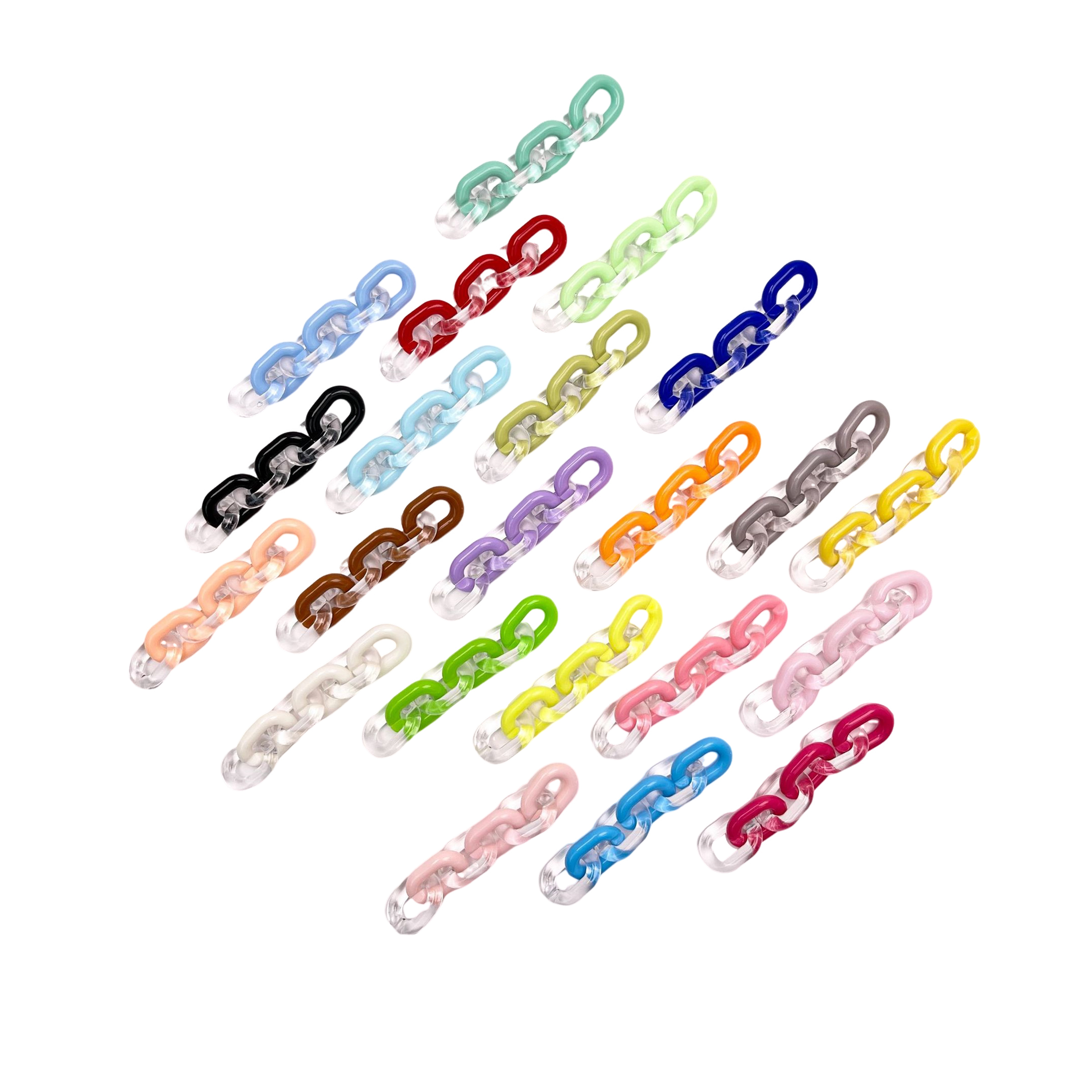 Colored Acrylic Plastic Chain Accessories