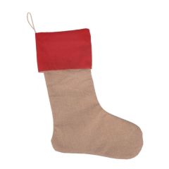 Burlap Christmas Stockings