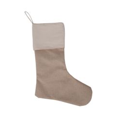 Burlap Christmas Stockings