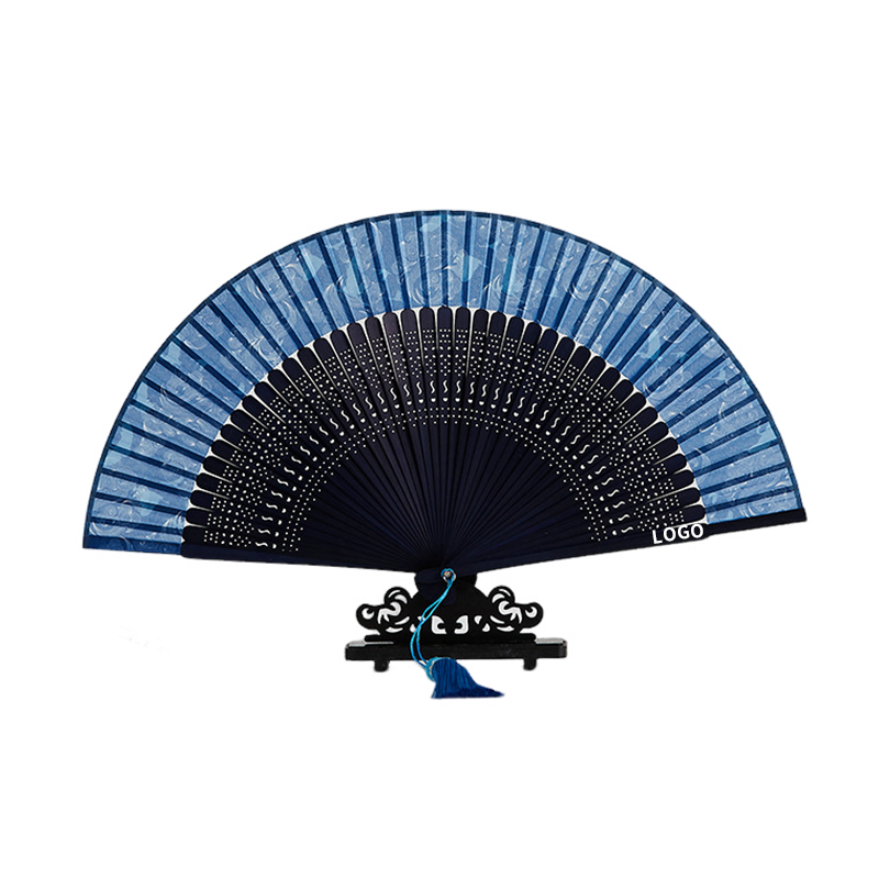 Black Bamboo Japanese Hand Fan