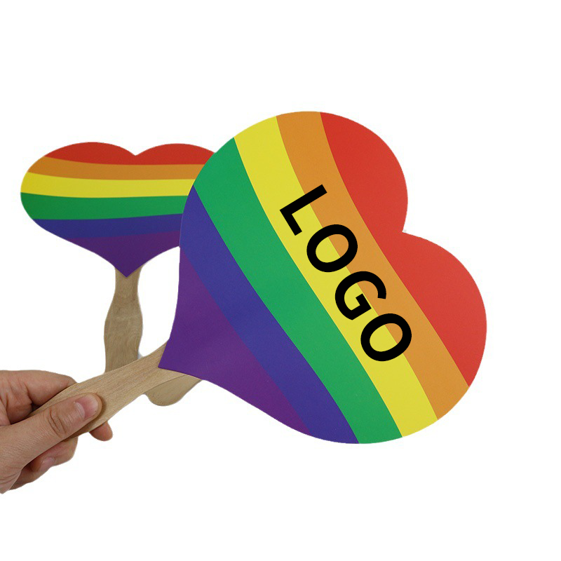 Cardboard Wood Handheld  Fan