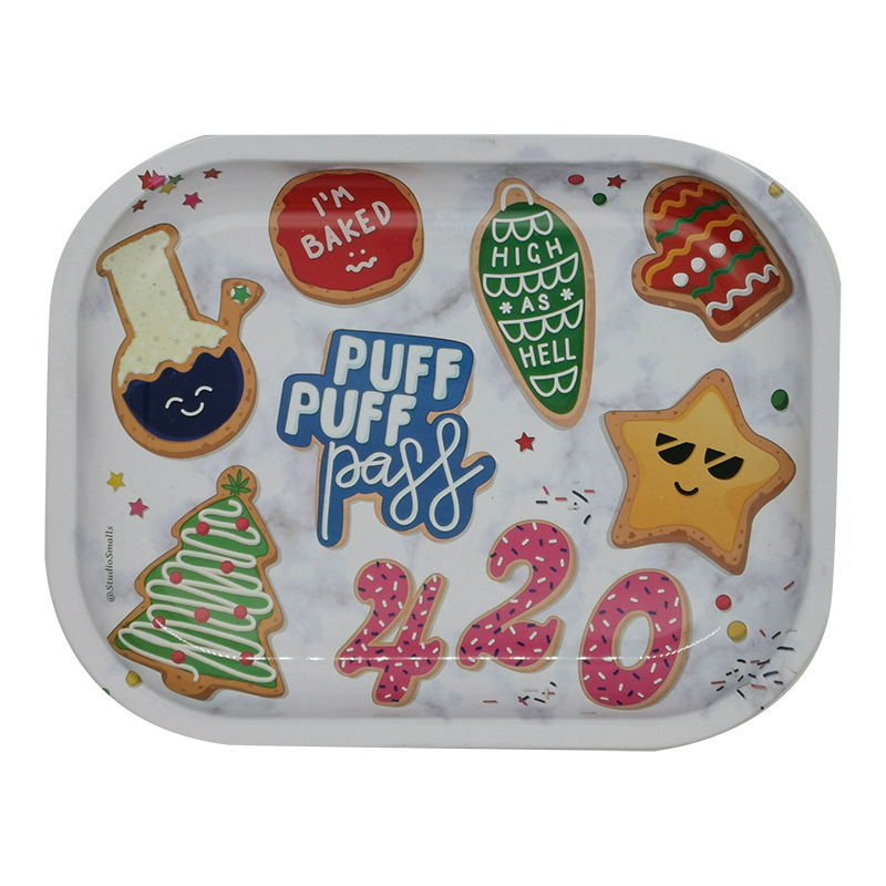 Small Metal Tin Rolling Tray