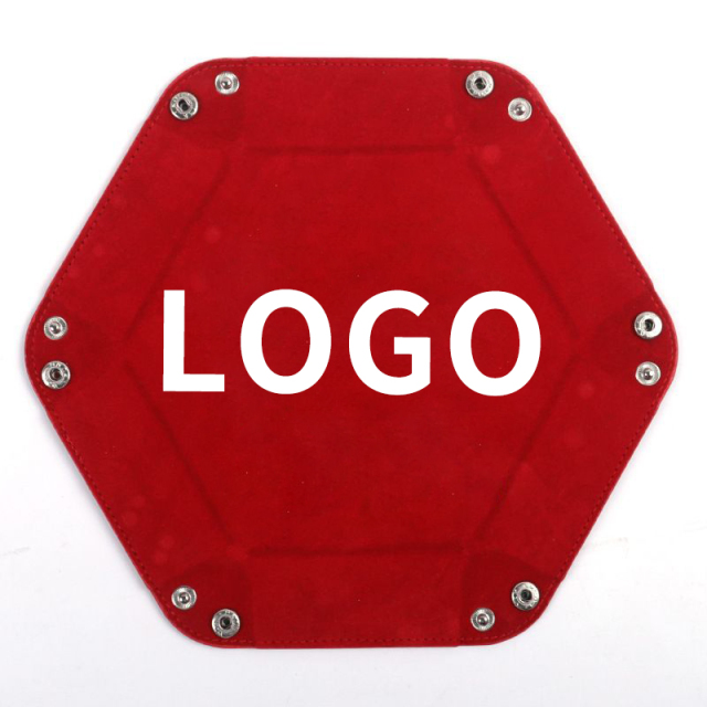 PU Leather Dish Plate Key Tray