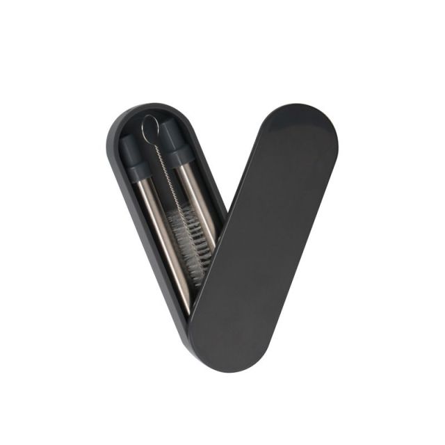Portable Foldable Stainless Steel Straw Set