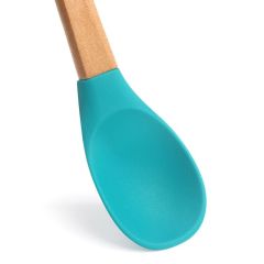 Wood Handle Silicone Spoon
