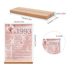 Birthday Poster Table Sign