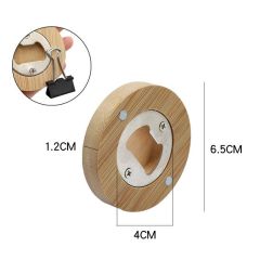 Fridge Magnets Wood bottle Opener