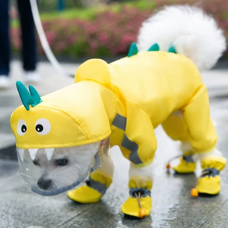Dog Raincoat  with Hood