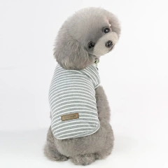 Pet Dog Vest With Stripe Pattern