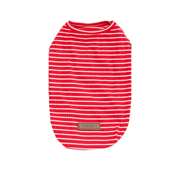 Pet Dog Vest With Stripe Pattern