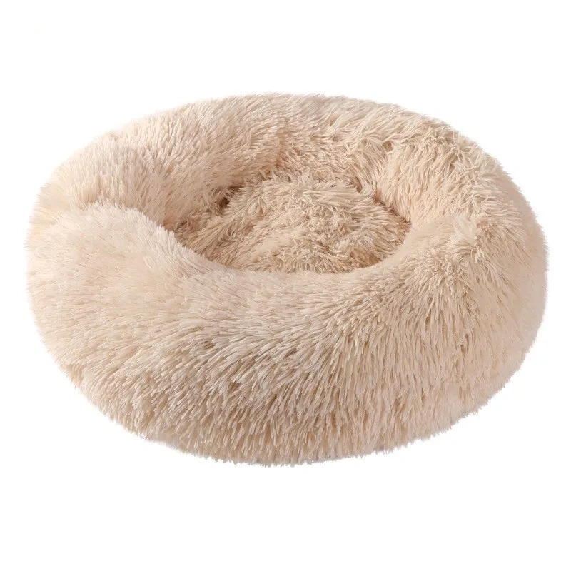 Indoor Fluffy Plush Calming Cat Beds