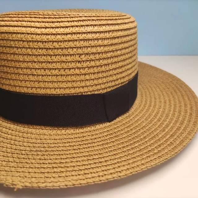 Wide Brim Straw Panama Hat