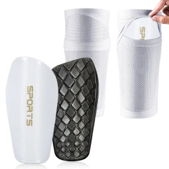 Football Shin Guards Pads with Sleeves