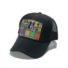 Sponge Foam Front Mesh Back Classic 5 Panel Baseball Cap