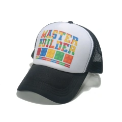 Sponge Foam Front Mesh Back Classic 5 Panel Baseball Cap