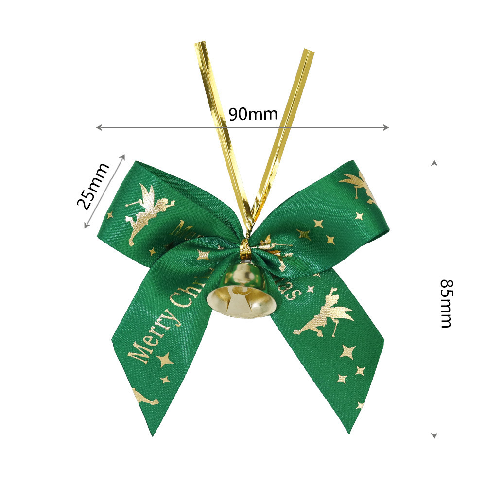 Christmas bow ornaments