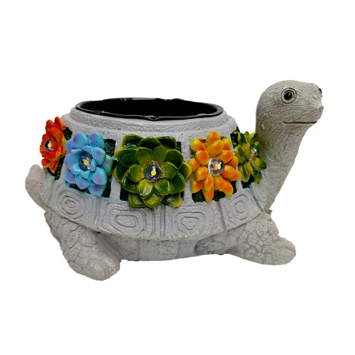 Solar Garden Outdoor Statues Turtle