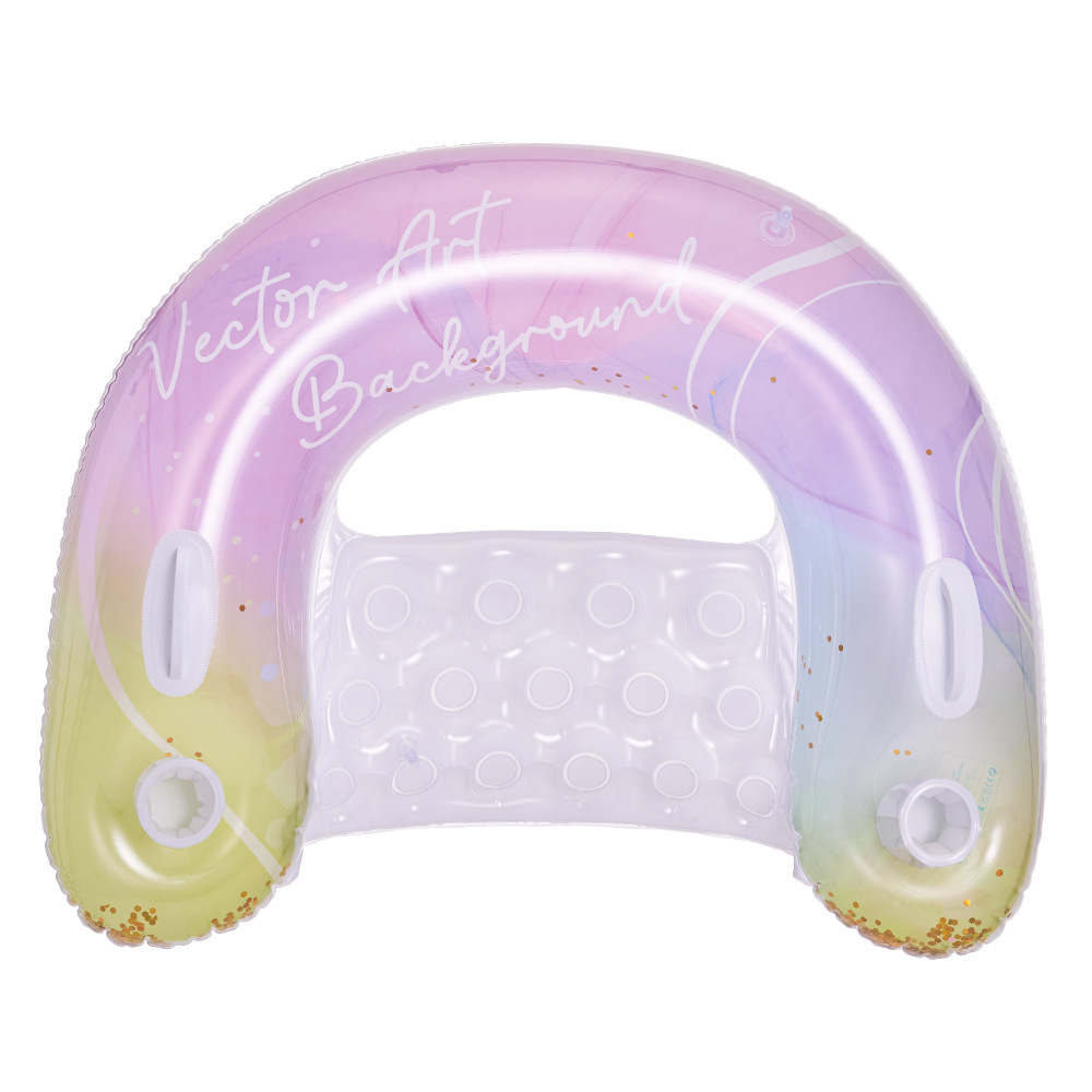 Glitter Sit 'n Inflatable Pool Float Chair