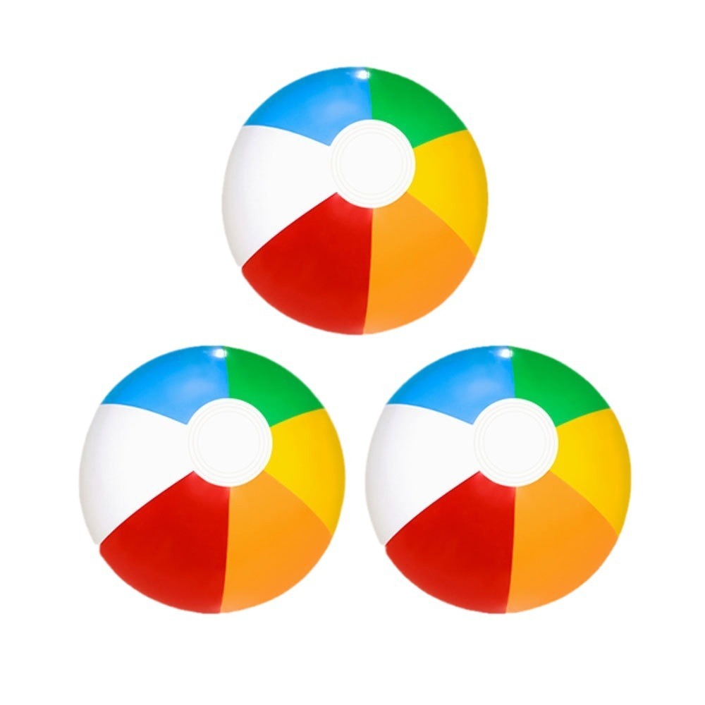 Inflatable PVC Rainbow Beach Ball