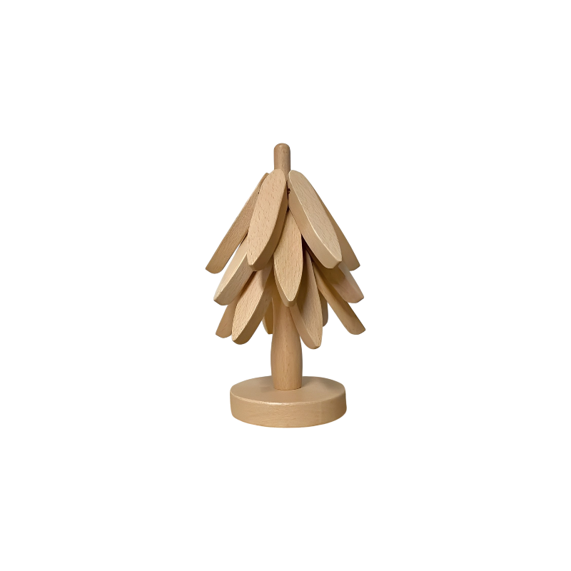 Tree-Shaped Coaster with Holder