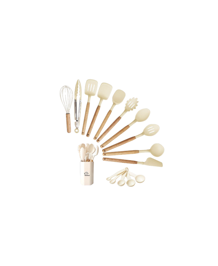 12-Piece Silicone Spatula & Ladle Set