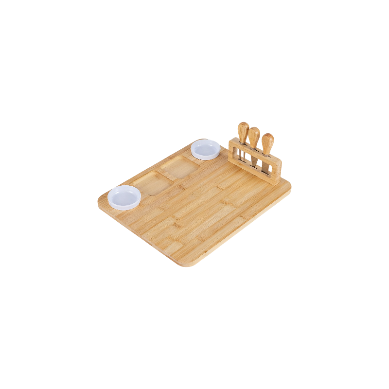 Bamboo Magnetic Upright Knife & Cheese Board