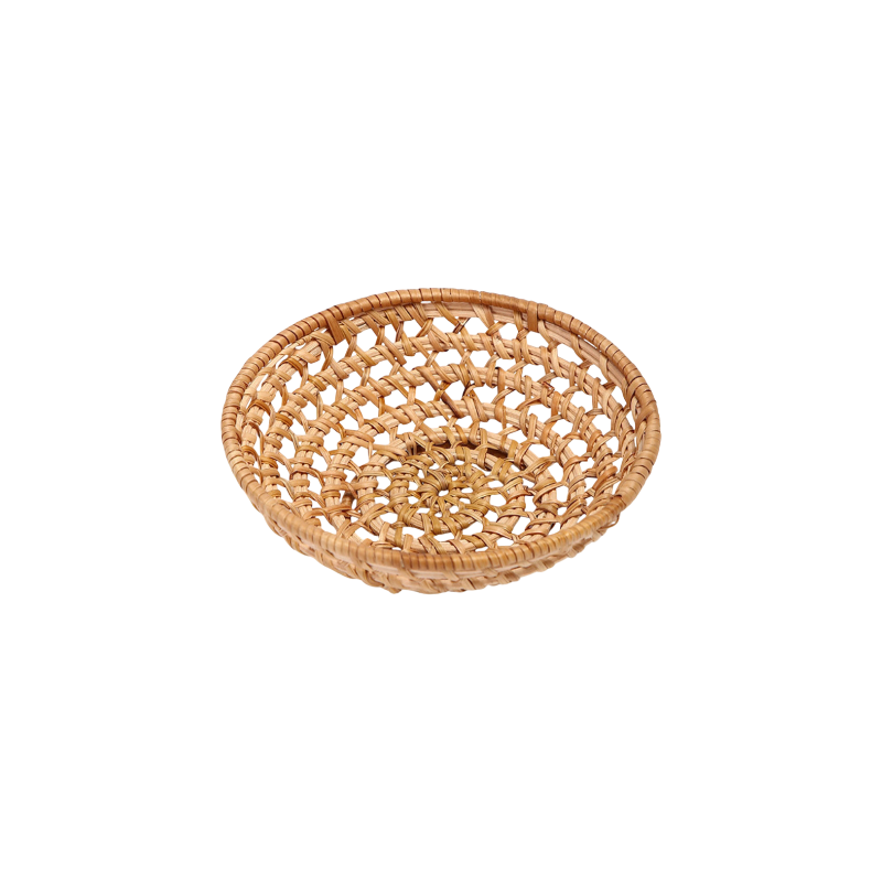 Woven Rattan Hollow Round Bowl