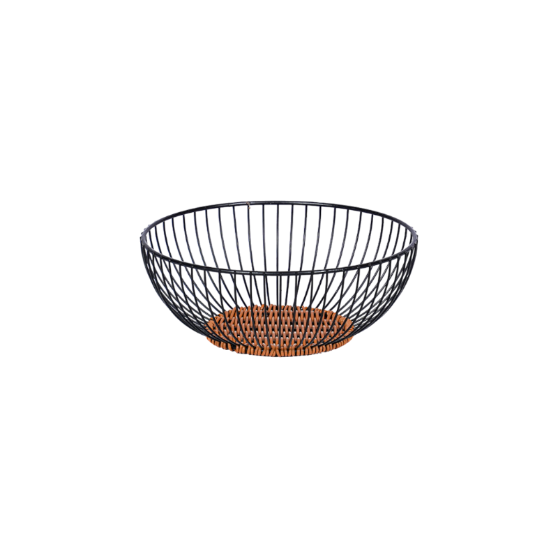 Woven Iron Fruit Basket
