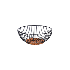 Woven Iron Fruit Basket