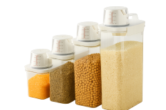 Food Storage Container with Measuring Cup