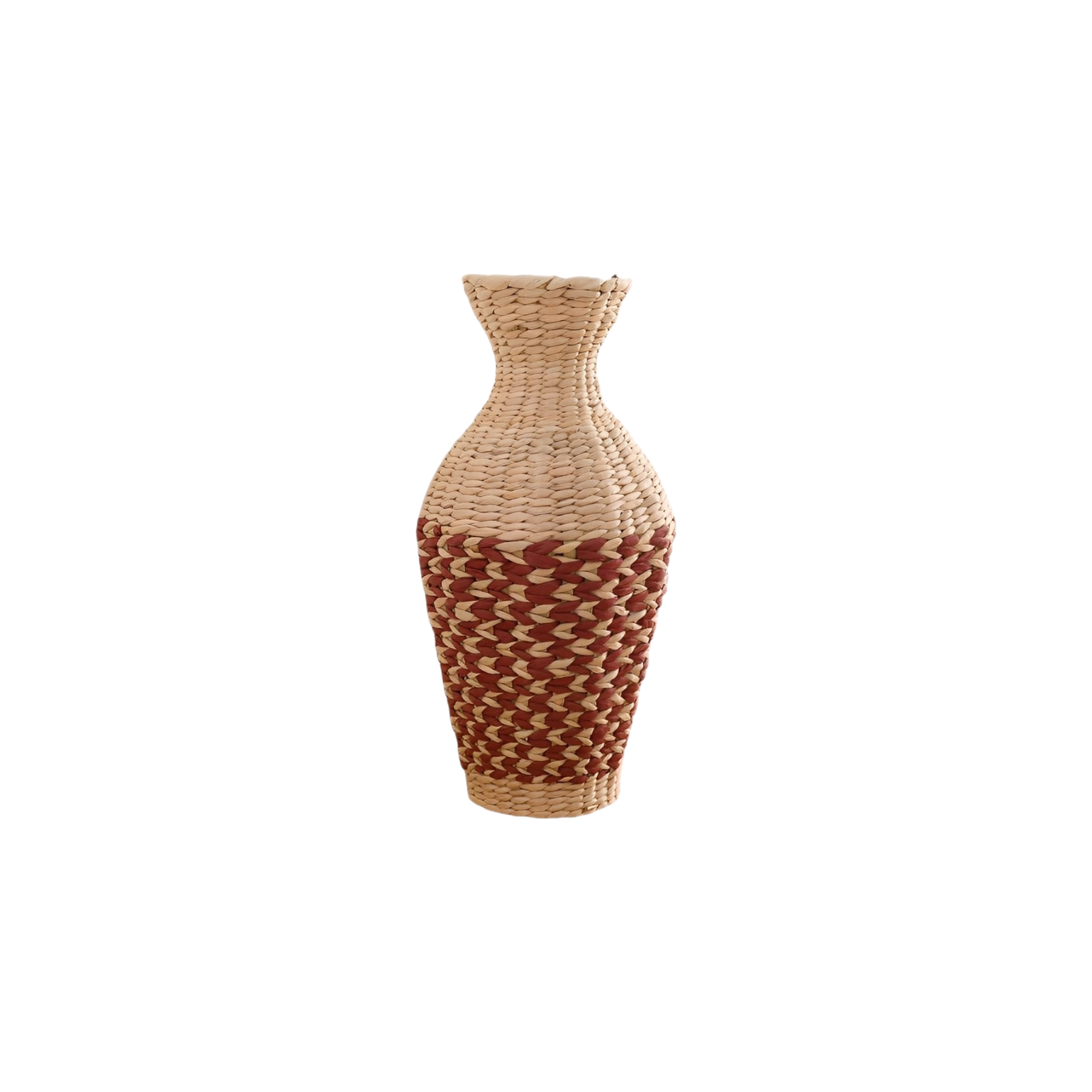 Red Twill Grass Vase