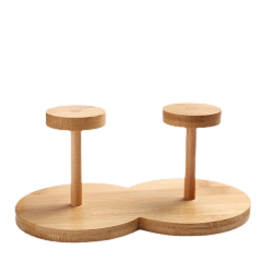 Bamboo Cup Holder – Double Slot