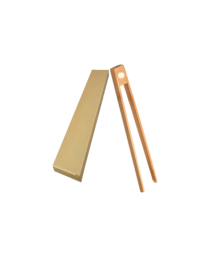 Bamboo Square Magnetic Food Clip