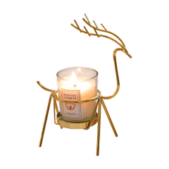 Iron Deer-Shaped Candle Holder