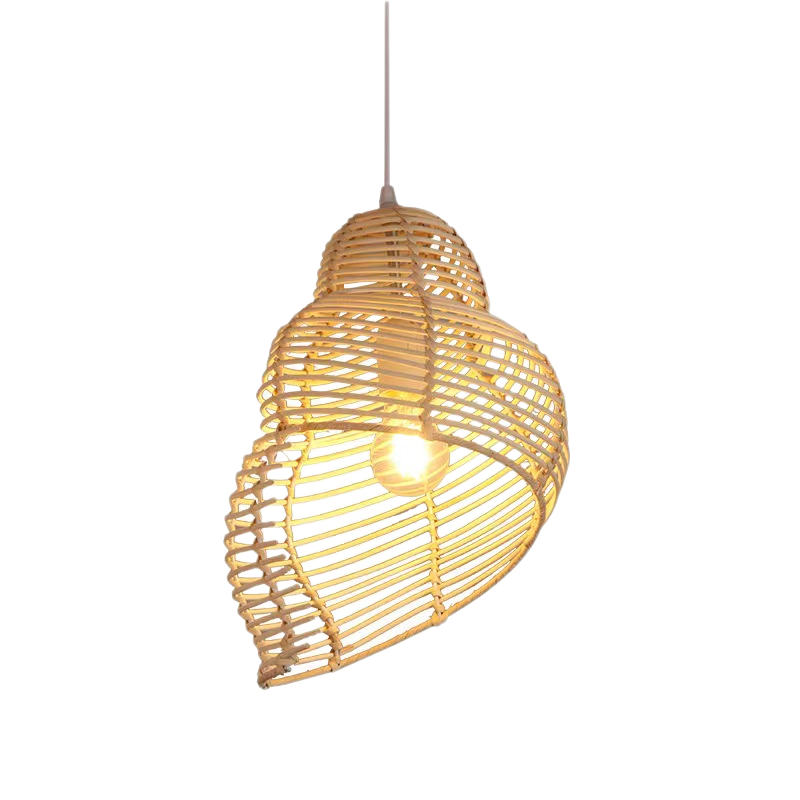 Seashell-Shaped Pendant Light