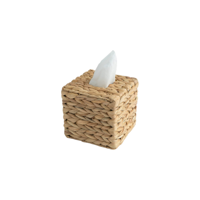 Woven Grass Square Tissue Box