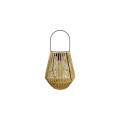 Rattan Lantern with Bulb
