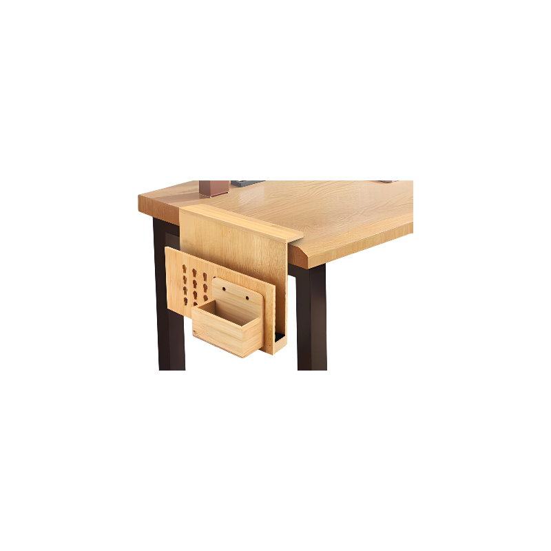 Bamboo Desktop Side Shelf