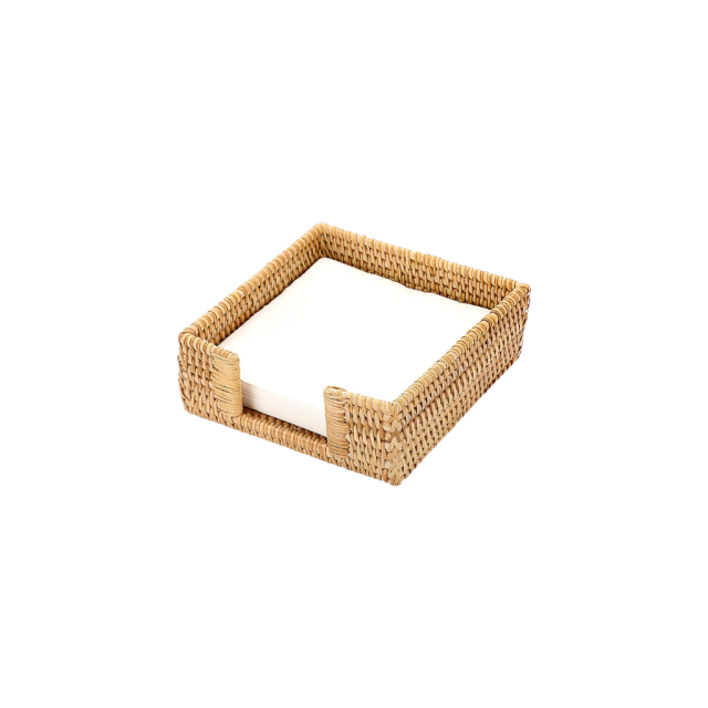 Woven Rattan Square Tissue Box
