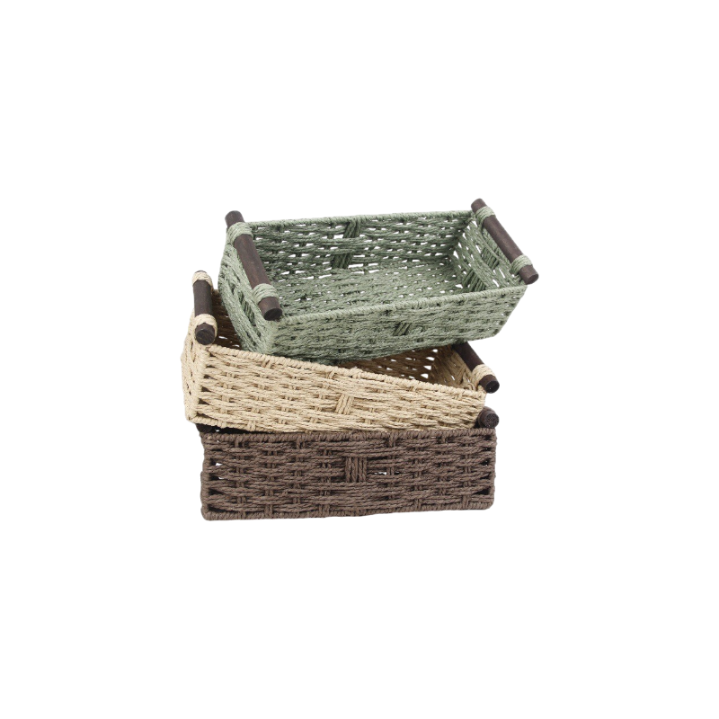 Woven Basket with Handles
