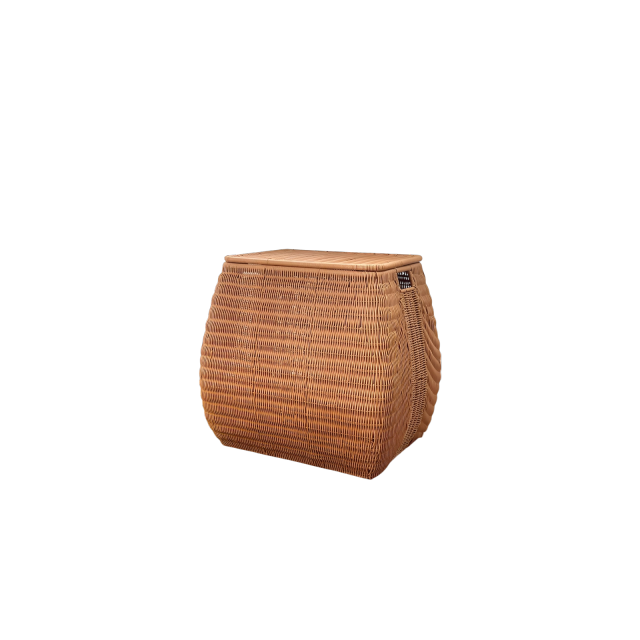 Faux Rattan Storage Basket