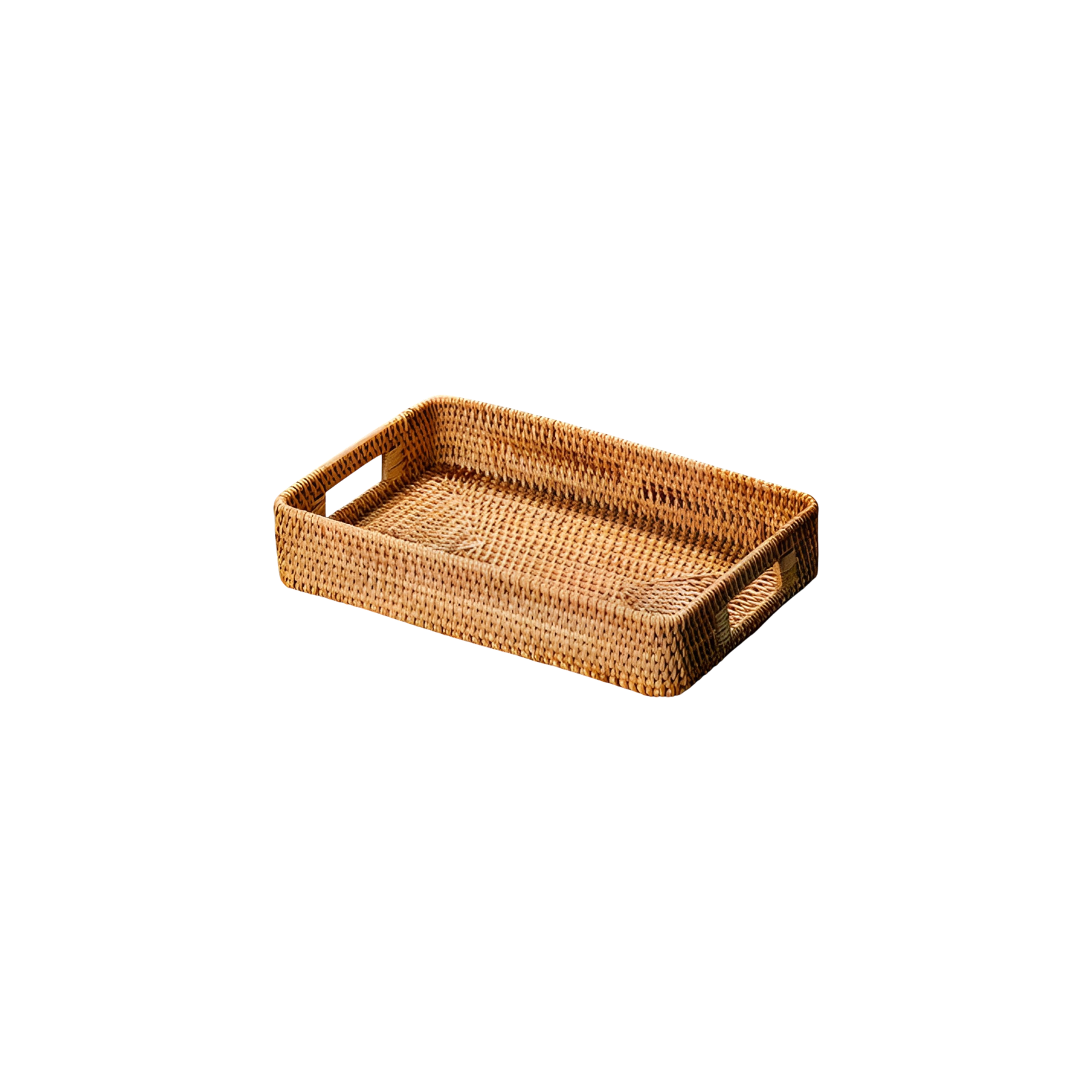Rectangular Top Rattan Basket