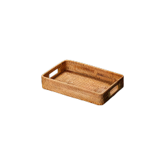 Rectangular Top Rattan Basket